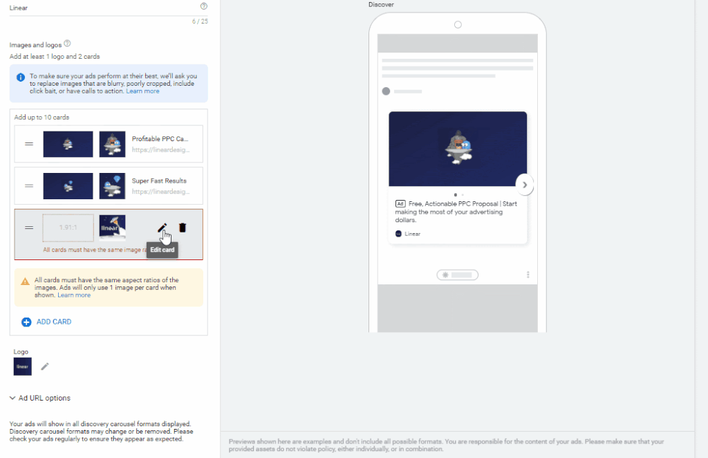 Add image and image headlines to carousel