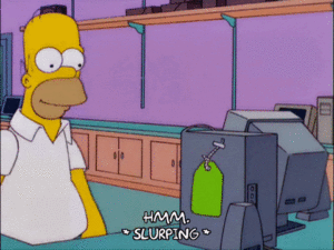 Home Simpson Outrageous price gif