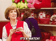 it's a match gif