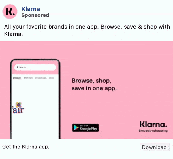 klarna ad