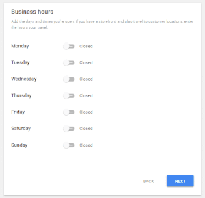local service ads business hours
