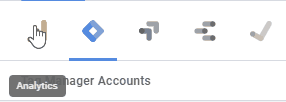 Options Within Google Tag Manager Menu