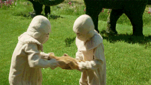 sharing toys gif