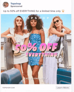 topshop fashion ad