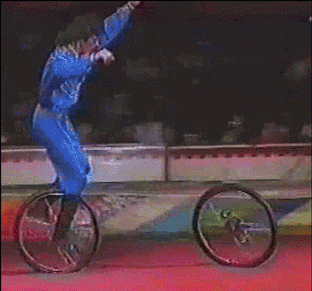 unicycle jump gif
