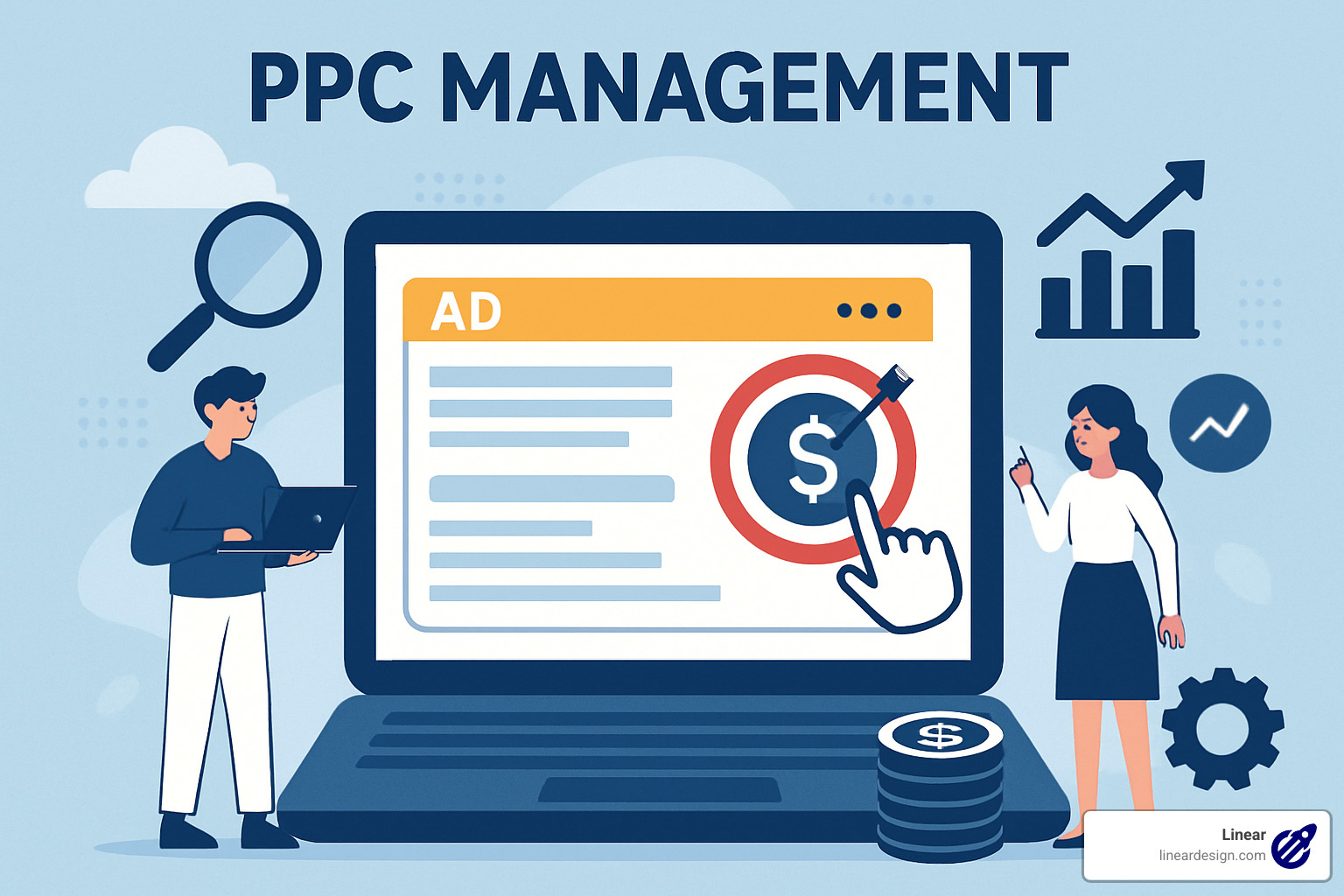 Keyword research matrix showing search volume, competition, and conversion intent for different keyword groups - PPC Management