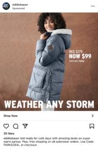 11 eddie bauer instagram ad