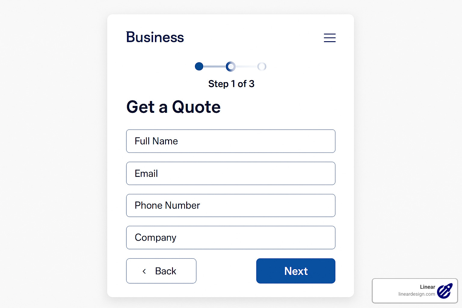 optimized form design - conversion rate optimization case studies