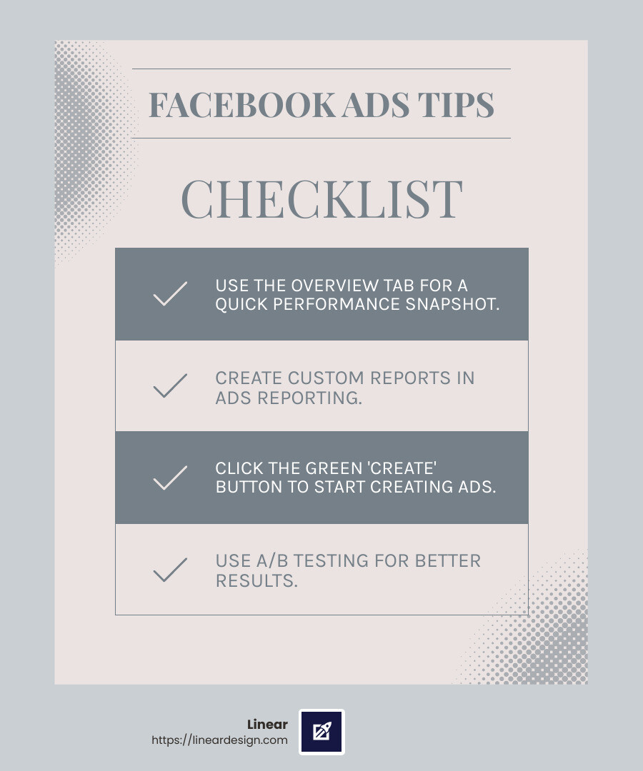 Customizing Columns - how to create a facebook ads manager account infographic checklist-light-blue-grey
