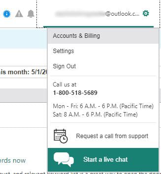 Accounts and Billing in Microsoft Advertising