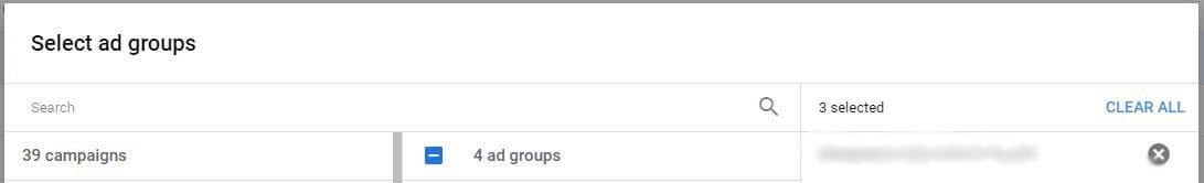 Add Google Ad Extensions to an Existing Campaign 2 select ad groups or level 