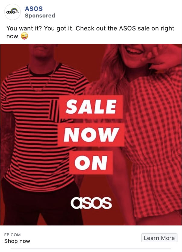 asos ad