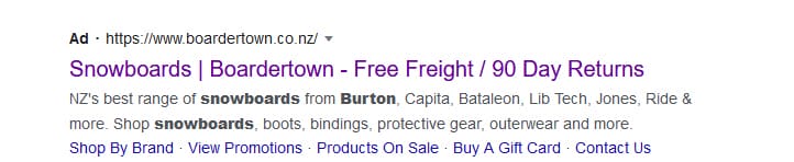 bolded keyword in ads