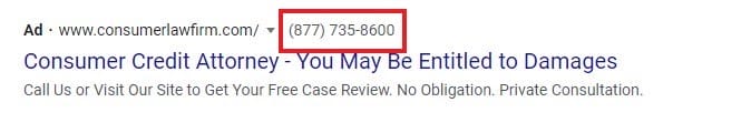 desktop call extension example