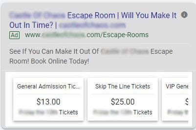 price extension
