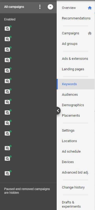 Checking Your Keyword Quality Score 1