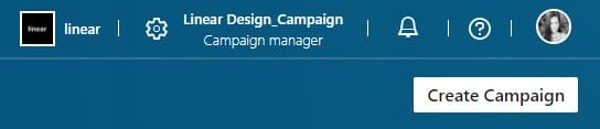 Create new campaign linkedin campaign manager