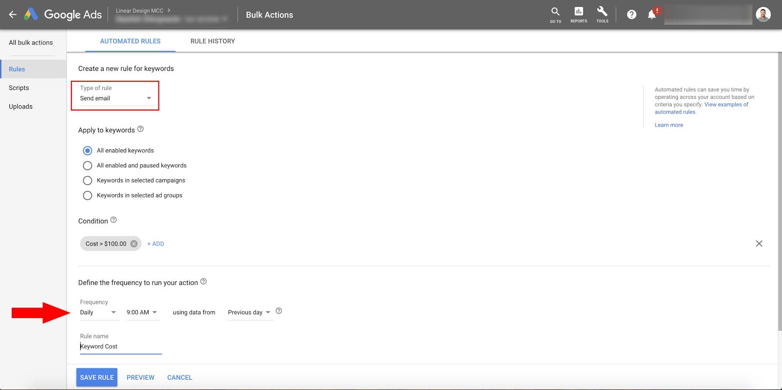 daily google ads optimization
