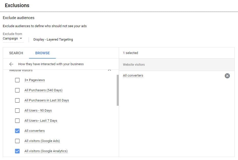 exclude all converters