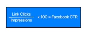 calculate facebook ads ctr