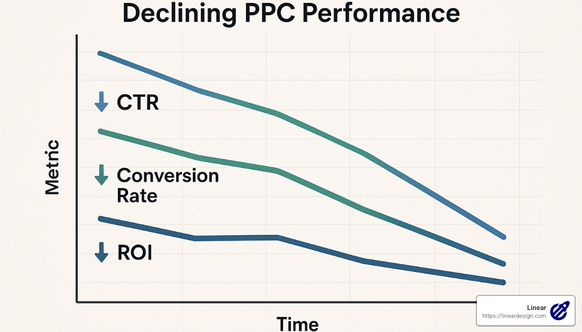 declining ppc performance graph - do i need to continue ppc management