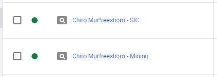Specific Intent Campaigns (SIC) and Mining campaigns