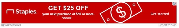 Google Ads Display Ads Staples Example 1