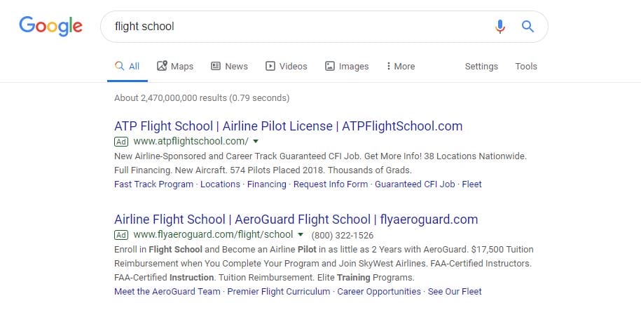 Google Ads Guide for Flight Schools