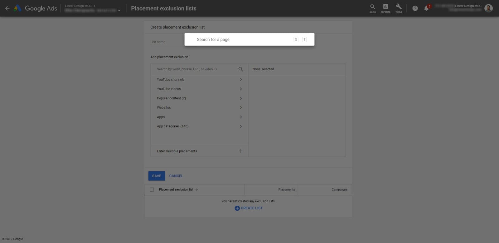 Google Ads Guide Go To Feature