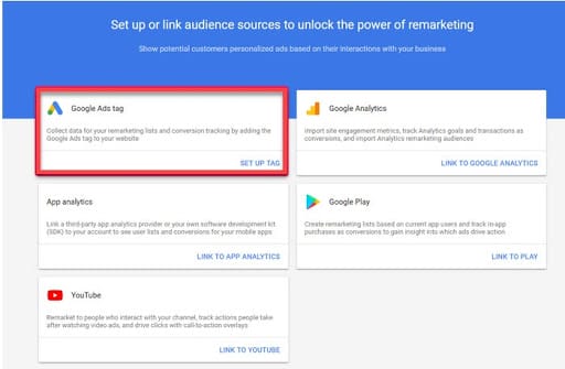 Google Ads tag