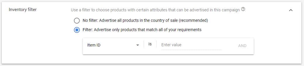 Google Shopping Ads Product ID