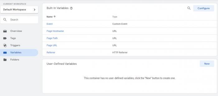 Google Tag Manager Variables