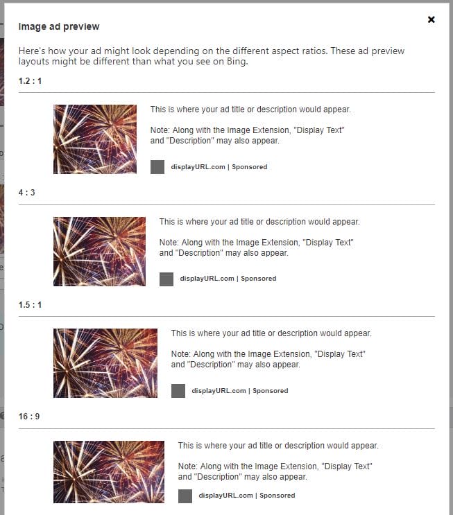 Image Extension Example