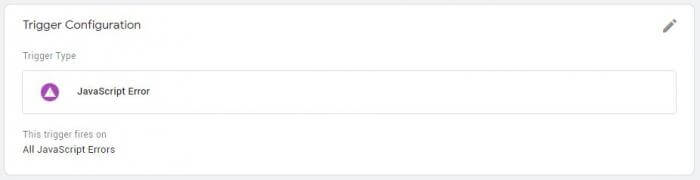 JavaScript Error Trigger in Google Tag Manager