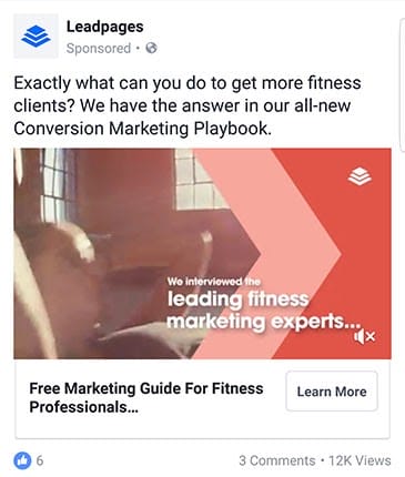 leadpages ad