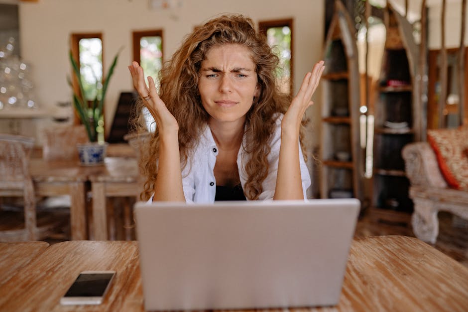 Developer looking frustrated at computer screen with error messages - google ads data manager