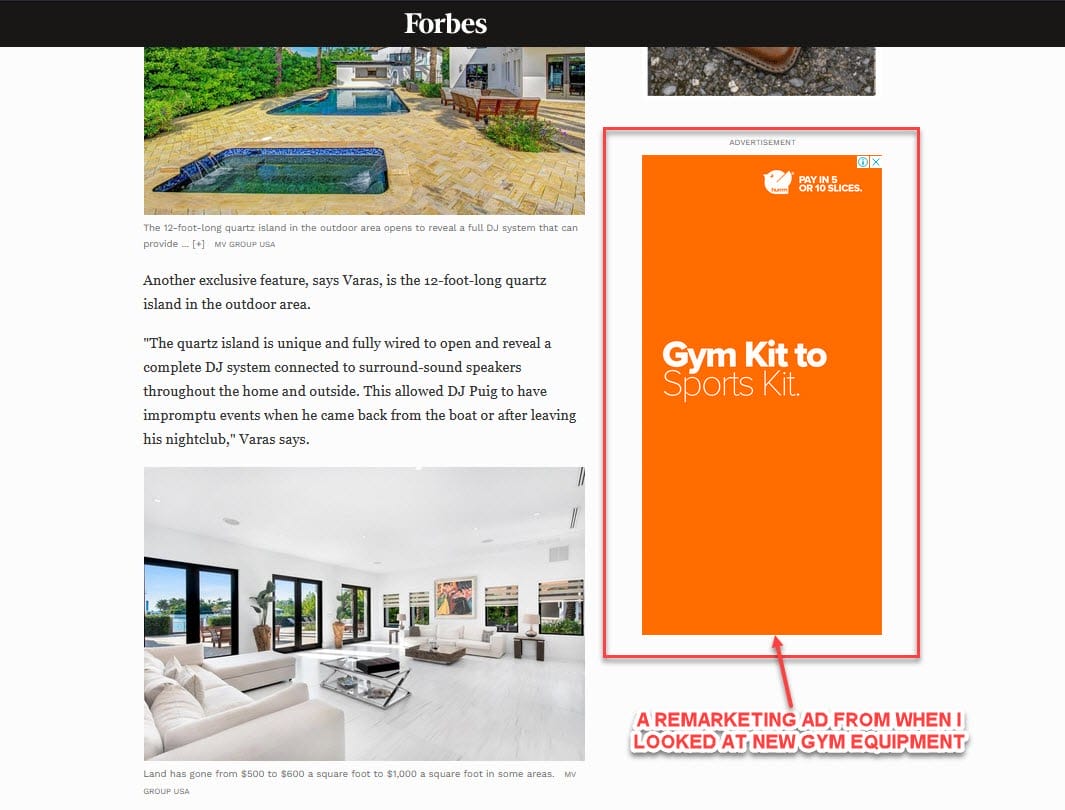 REMARKETING ADVERT