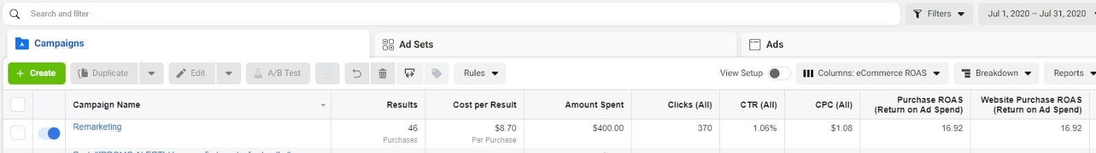 retargeting exsisting customers