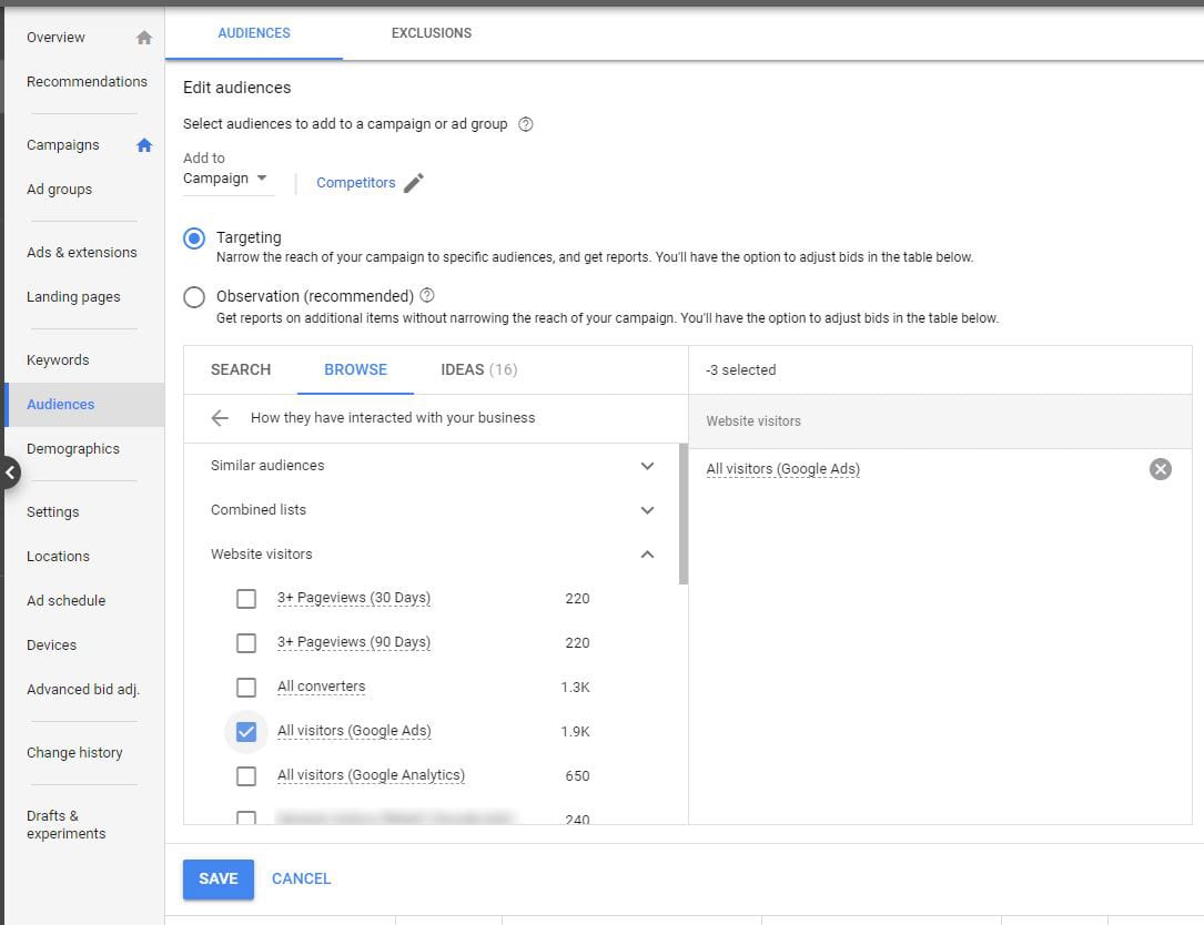 RLSA Average Conversion Rate for PPC