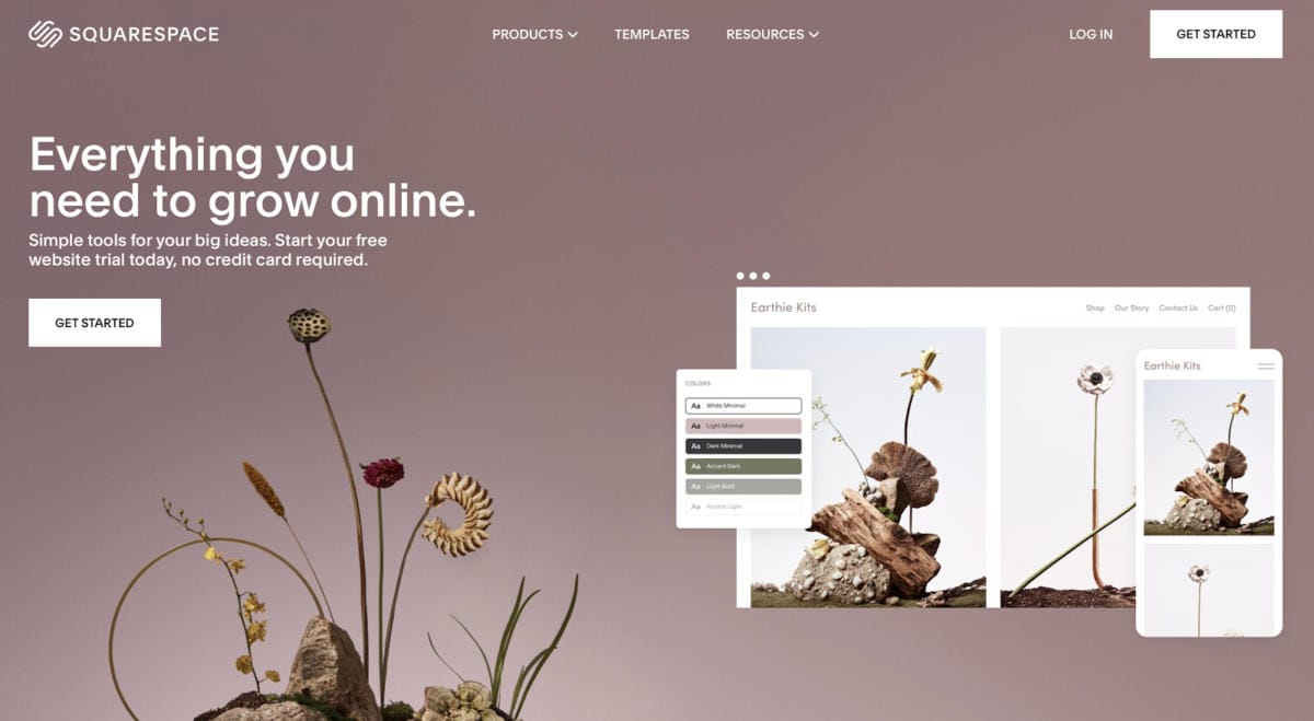 squarespace website
