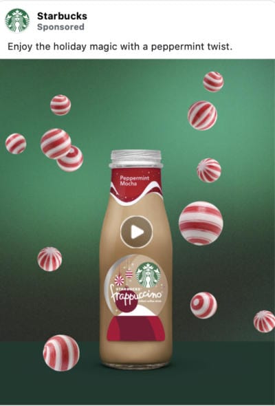 starbucks facebook ad