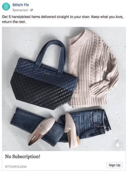 stitchfix facebook ad