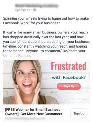 facebook ad headline too long