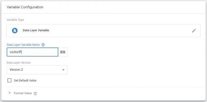 Visitor IP Google Tag Manager
