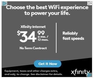 Xfinity Banner Ad Example 1
