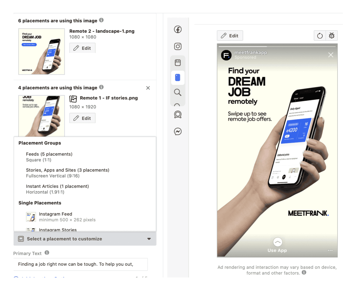 ad multiple ad formats