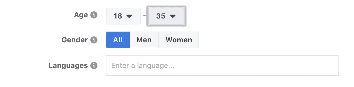 age range targeting 1