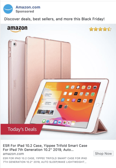 amazon facebook ad