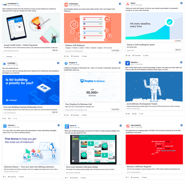 b2b facebook ads