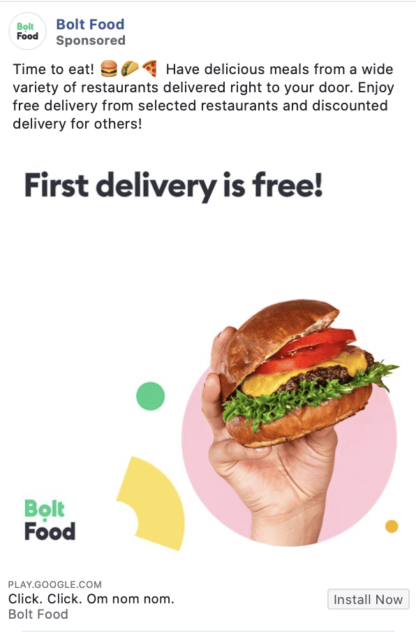 bolt food ad